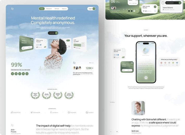 Mental health and support platform